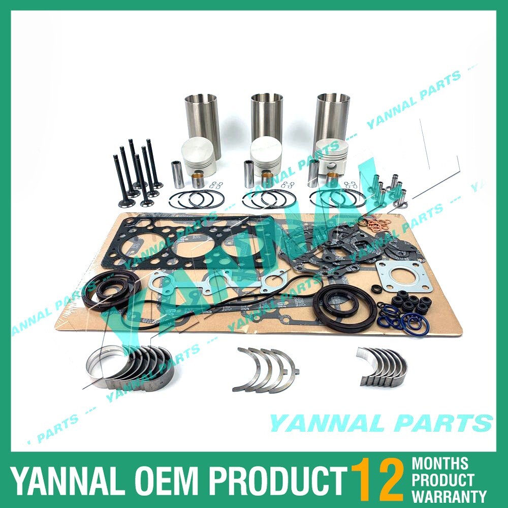 new D750 Overhaul and Reconstruction Kit: Gaskets, Valve Bearings for Kubota Diesel Engines