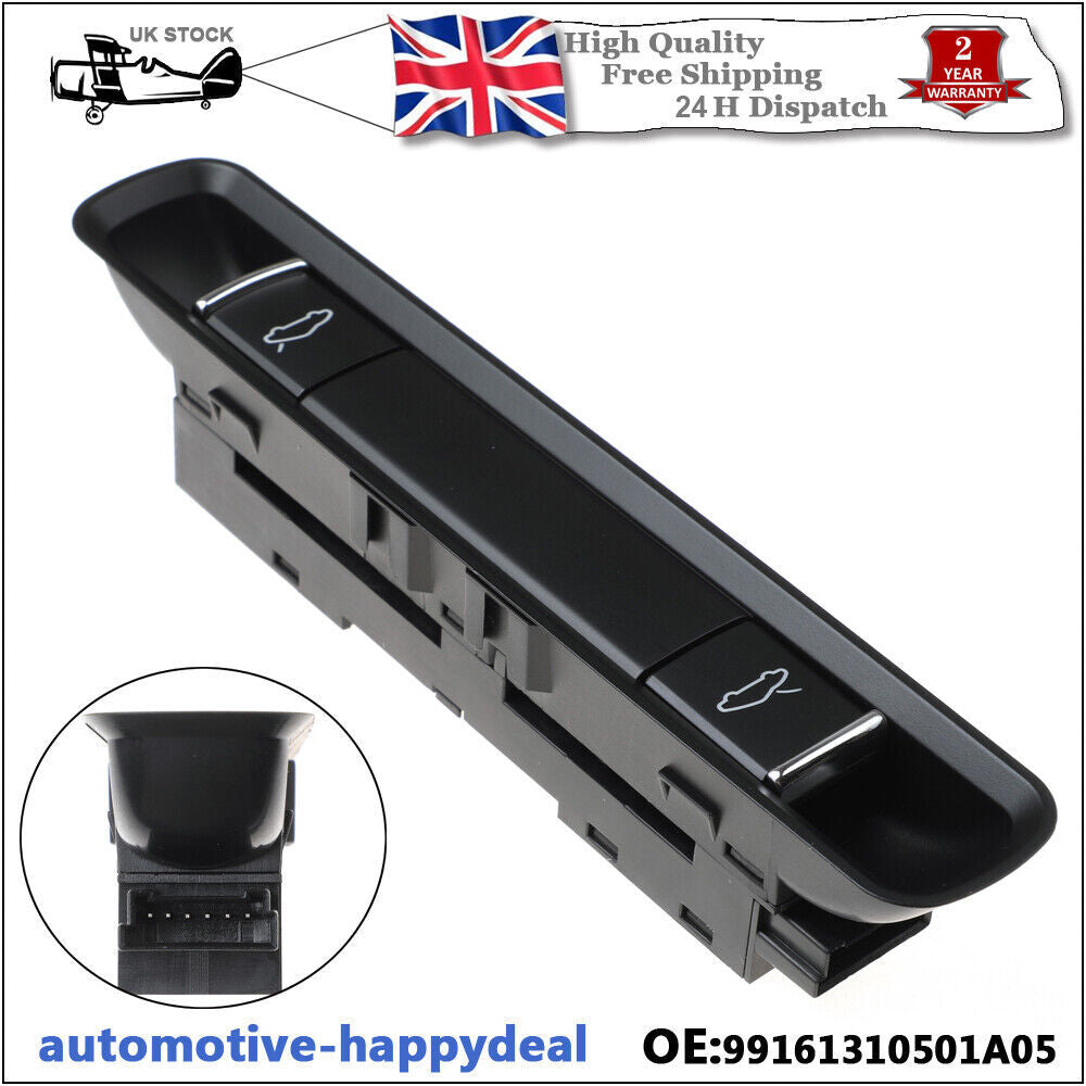 Boot Bonnet Release Switch for Porsche 991 Carrera 981 718 Cayman