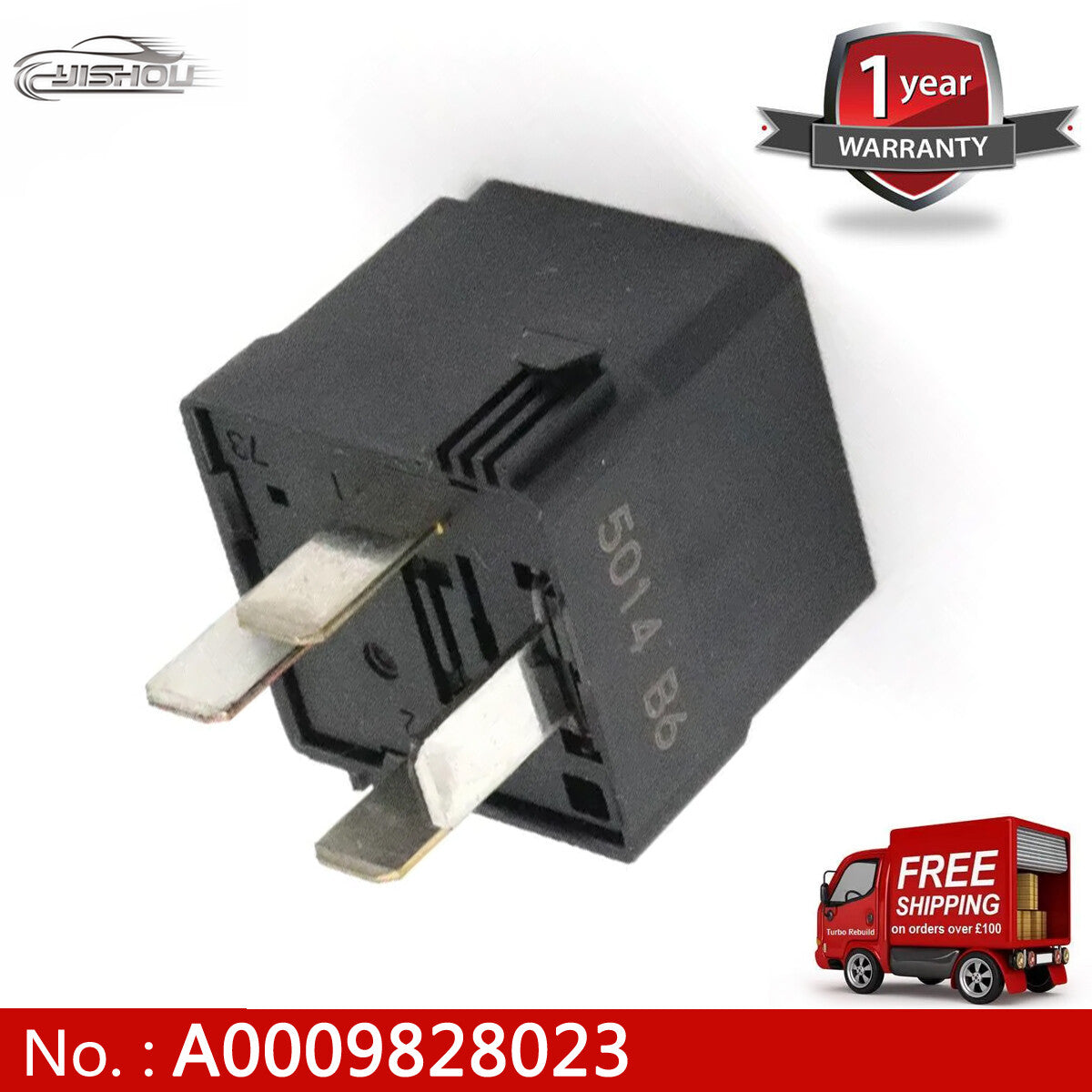 0009828023 4-pin fuel pump relay A0025421319 Applicable to for Mercedes-Benz 600SL C230 E300