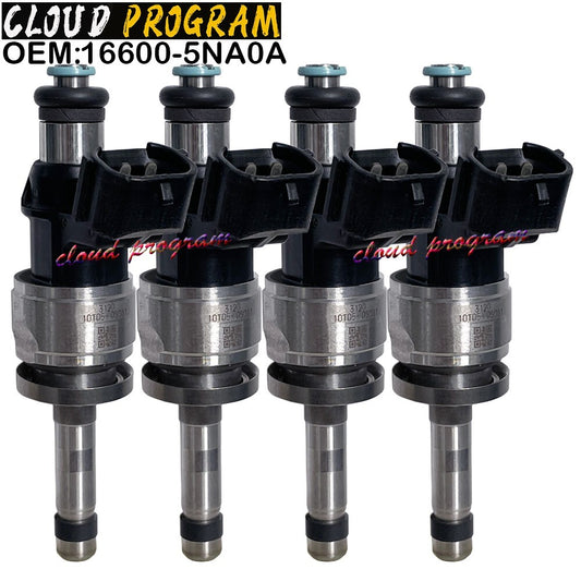 4PCS Fuel Injector 16600-5NA0A for 2018-2023 INissan nfiniti QX50 Altima 2.0L