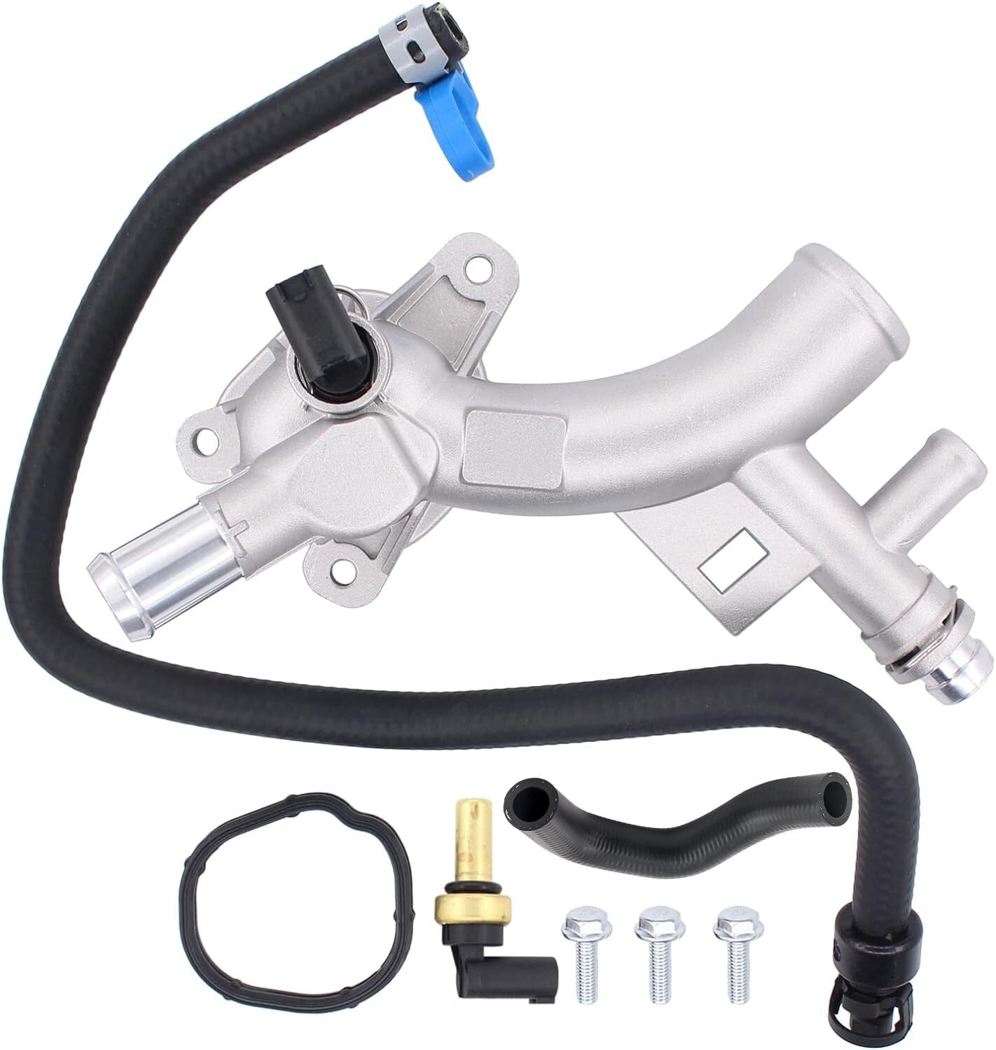 Upgrade coolant socket housing aluminum strip hose replacement suitable for 25193922