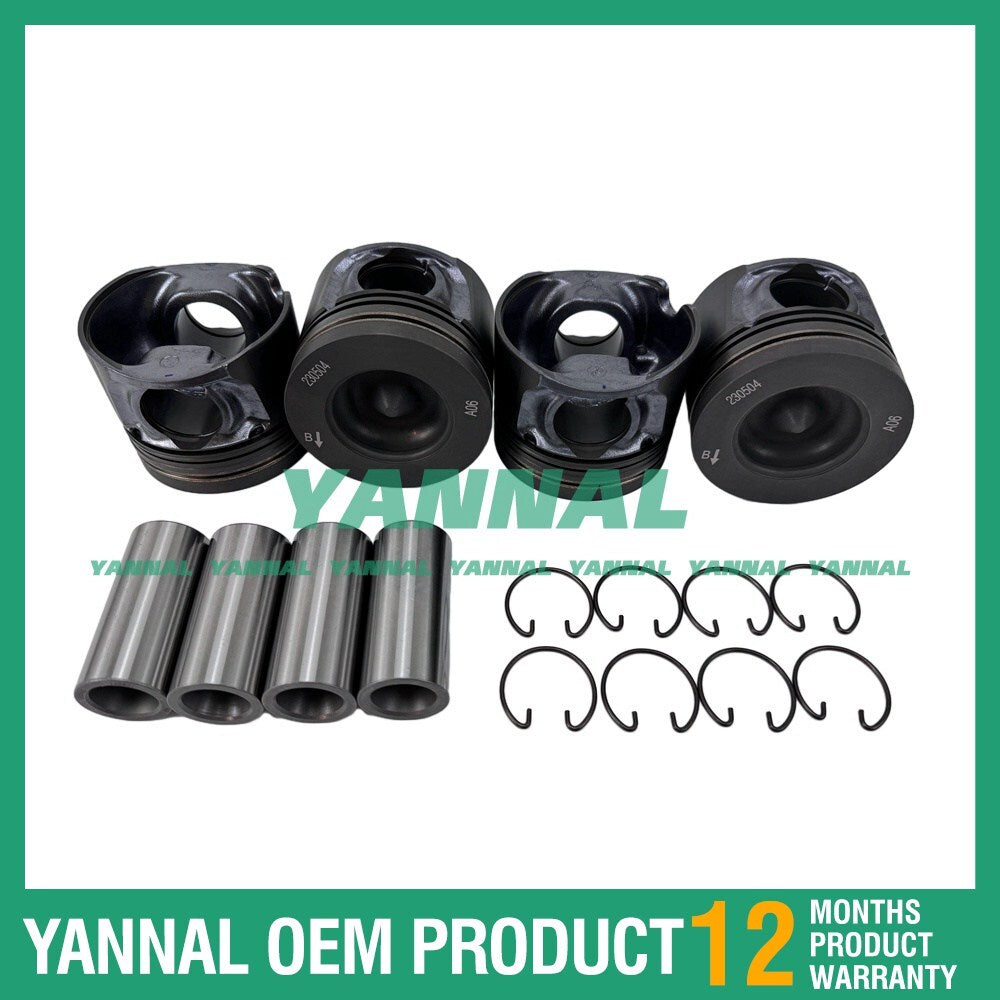 4X Piston std, 93.5mm in size, for JAC HFC4DE1 diesel engine notebook computer parts.