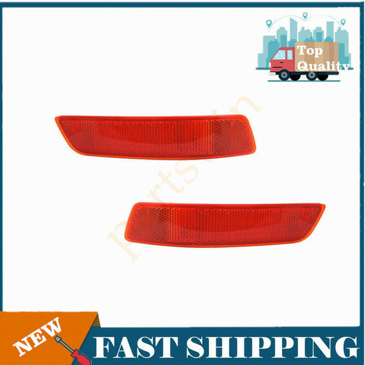 1. Dual rear bumper reflectors suitable for Lexus ES300h, ES350, and GS350h (2013-2017).