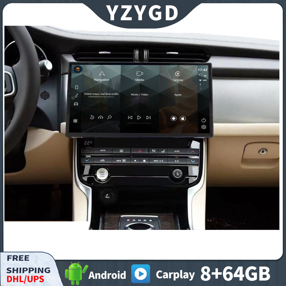 for Jaguar for XF XFL 2015-2019 Car Radio Carplay Android Stereo Receiver GPS Screen