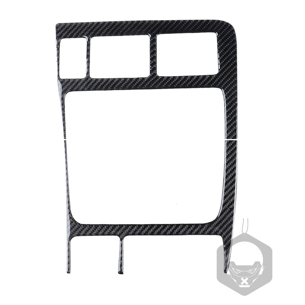 2¡ÁCarbon Fiber Radio Air Conditioning Panel Trim Fit for Toyot@ Tacom@ 2001-2004