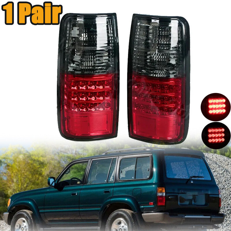 1Pair LHRH Rear Brake Lamp Tail Light for Toyota for Land Cruiser FJ80 1991-1997
