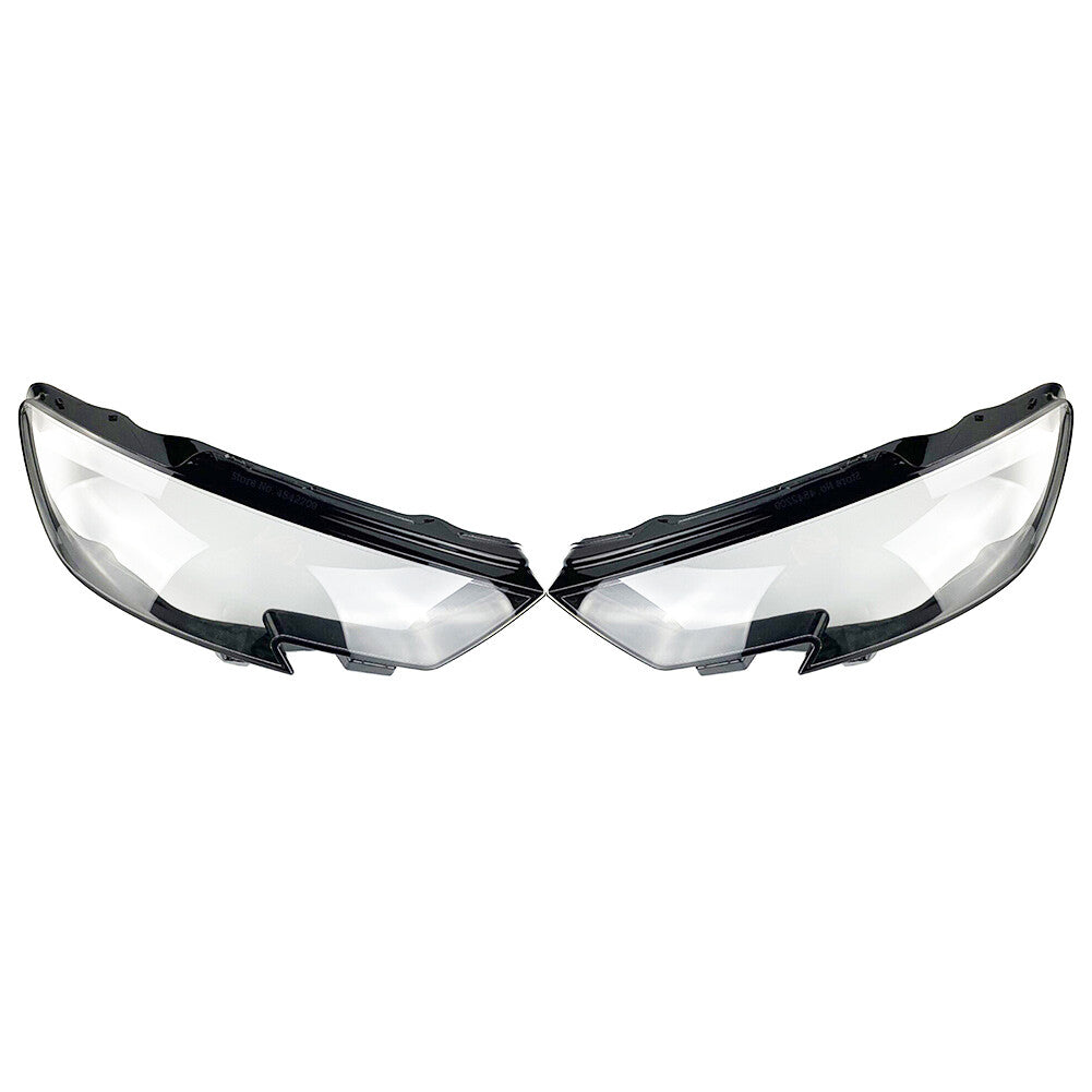 Pair Auto Shell Clear Lampshade Headlight Lens Cover Fit for Audi A3 2017-2020