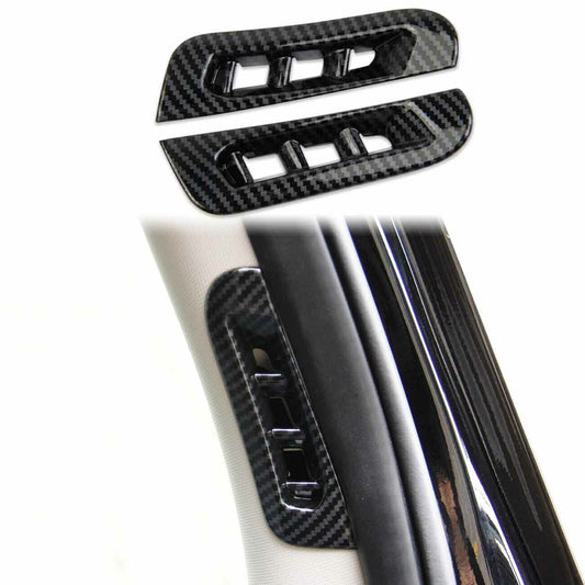Carbon Fiber One-Pillar Air Outlet Vent Trim for Dodge Durango 2011-2021