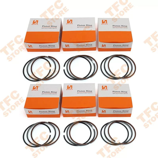 6 Set Piston Ring for Mitsubishi S6E Engine 34417-02012 94mm2.5HK+2+4.5