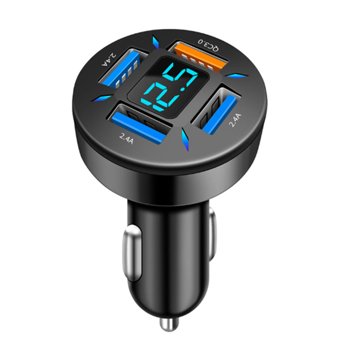 QC3.0 USB Charger Car Charger Phone Fast Charge Cigarette Lighter Socket Adapter