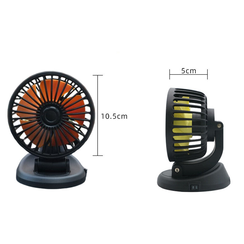 24V Portable Car Cooling Fan With Cigarette Lighter for Lorries Trucks Forklifts