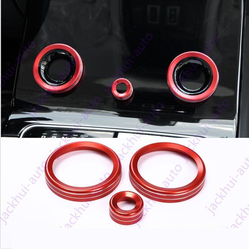 Red air conditioning button base trim for Land Rover for Range Rover Velar 2018-2021