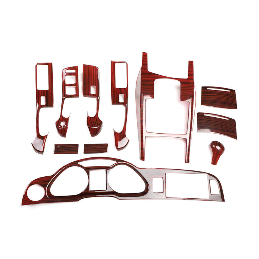 for Audi A6 2008-2011 Peach Wood Grain Interior Decoration Frame Cover Trim 11P