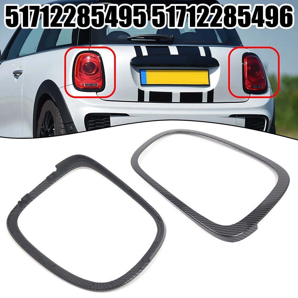 ABS Carbon pattern Tail Light Surround Trim for Mini F55 F56 F57 2014+