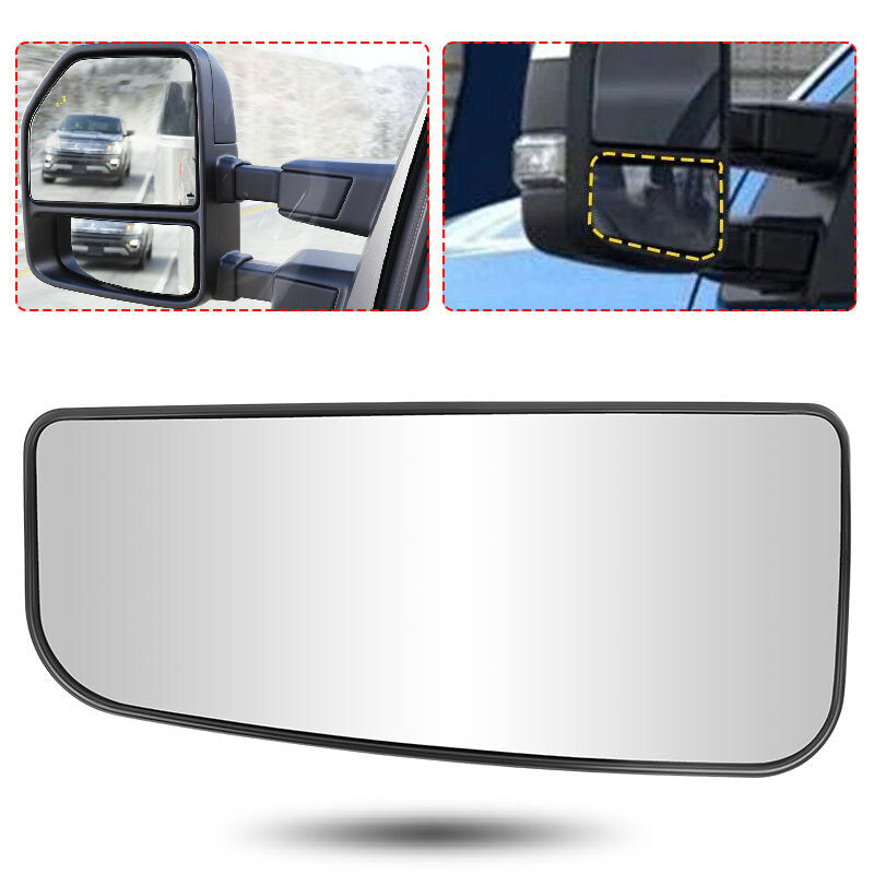 For 2015-2022 F150 F250 F350 F450 F550 Mirror Glass Lower Convex Driver Side LH