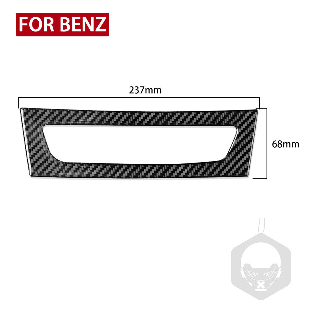 Carbon Fiber Central Heating Button Panel Trim for Benz CLS Class C219 2004-2009