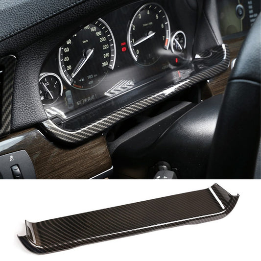for BMW 7 Series F01 2009-2014 Dashboard Lower Panel Cover Trim ABS Carbon Fiber