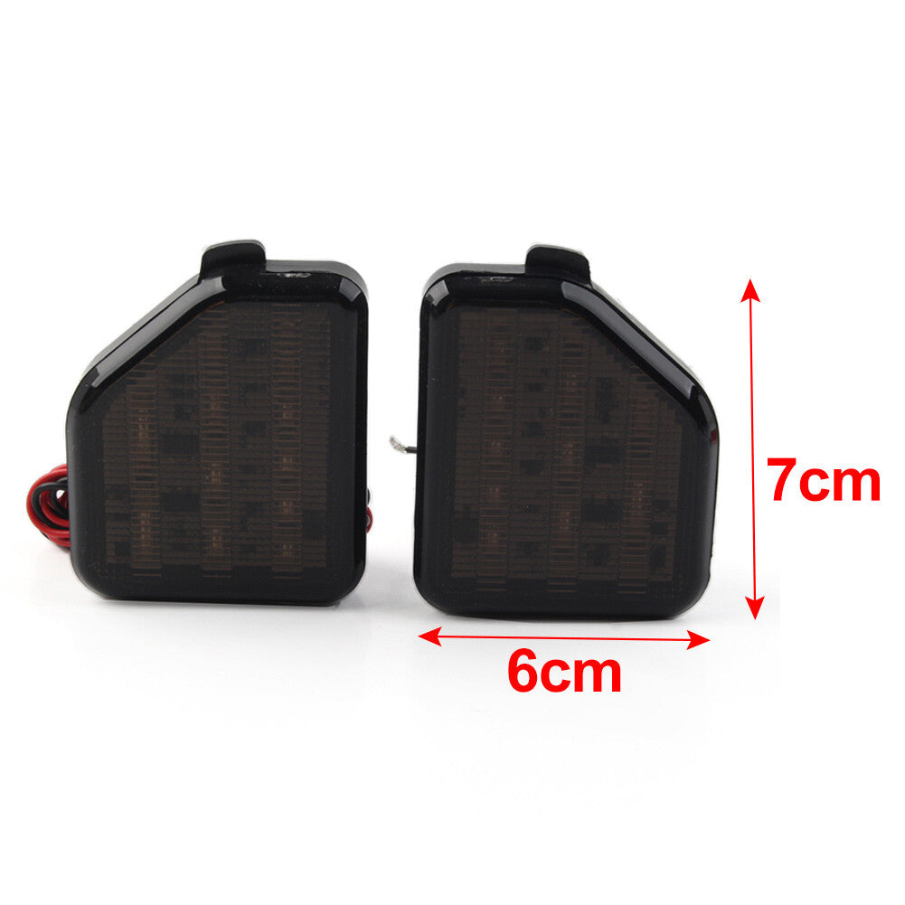 Pair Rear Bumper Reflector Lights for Jeep for Wrangler JL Sahara Rubicon MOAB 2018+