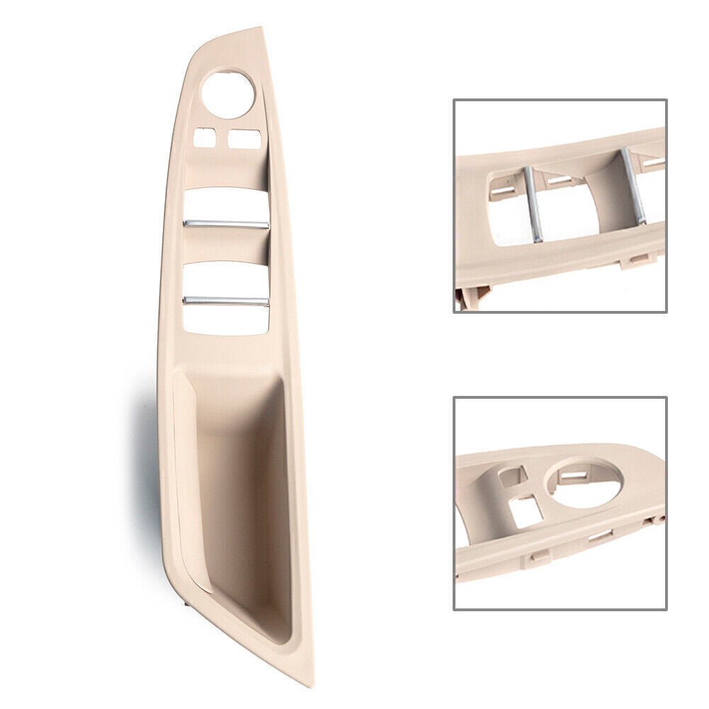 Front Inner Door Panel Handle Pull Cover for BMW 5 series F10 F11 RHD Off-white