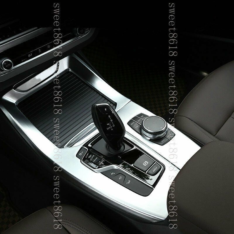 Chrome ABS Center Multimedia Panel Cover Trim for BMW X3 X4 G01 G02 18-19 1pcs