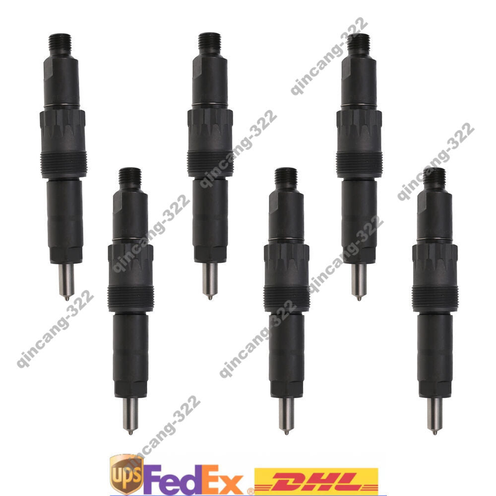 6X Fuel Injectors AR74665 for 4050 4240 4250 4430 4400 6600 6620 7700