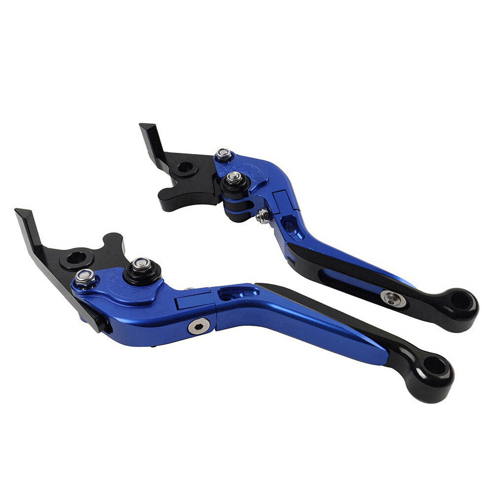 Folding Extendable Brake Clutch Levers for Honda CB1100/GIO special/EX/RS Blue
