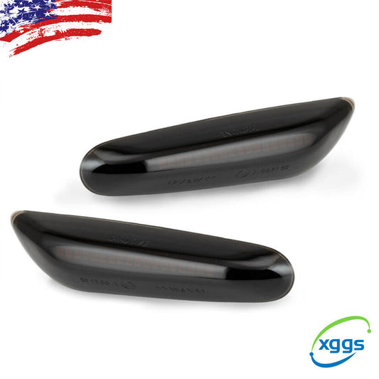 2-Piece Mudguard Side Turn Signal Light Set for BMW E88, E90, E92, E91 - new