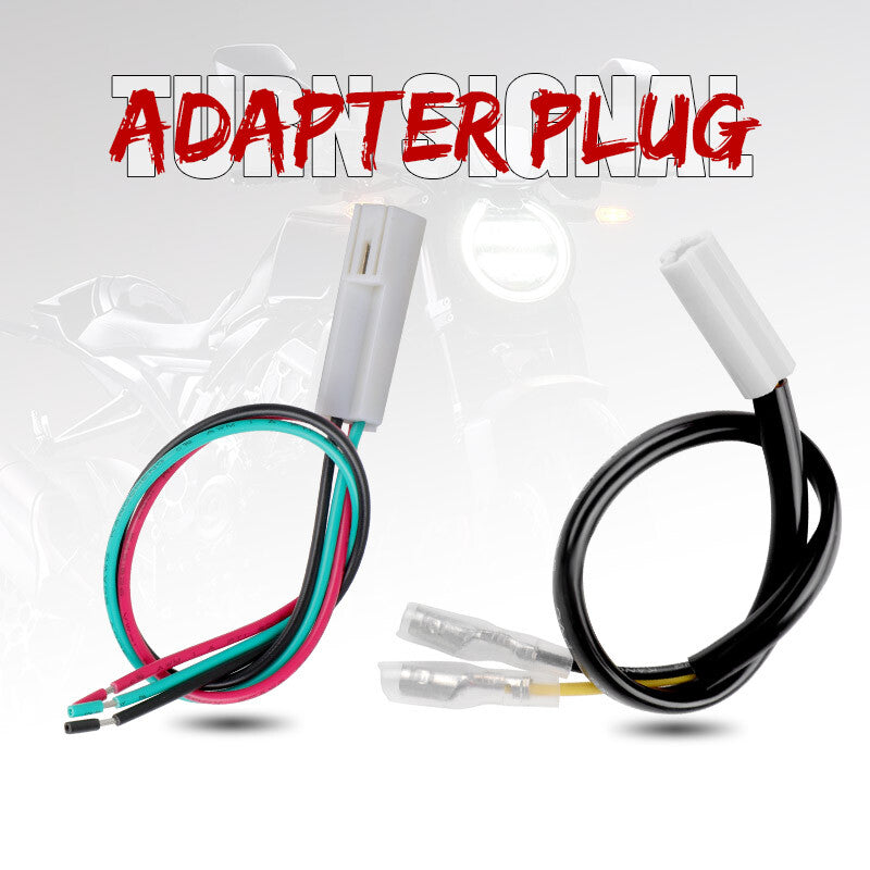 2x Turn Signal Adapter Cable PlugPlay Connector for YAMAHA YZF R1 R3 R6 R6S R25