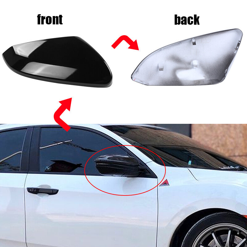 Rearview Mirror Cap Cover Front Right Passenger Side for HONDA for CIVIC 2016-2021