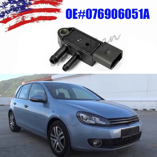 Differential Exhaust Pressure Sensor 076906051A for Volkswagen for Jetta 2009 L4