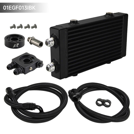 Small Dual Pass Bar  Plate Oil Cooler Kit for Subaru BRZ for Scion -S FA20 2013+