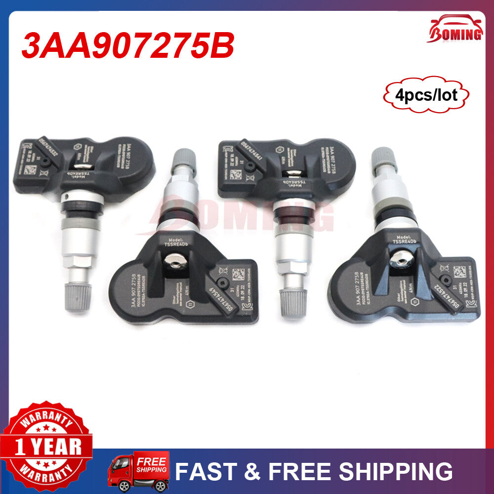 4-pack TPMS 3AA907275B tire pressure monitoring sensors for Volkswagen CC for Tiguan