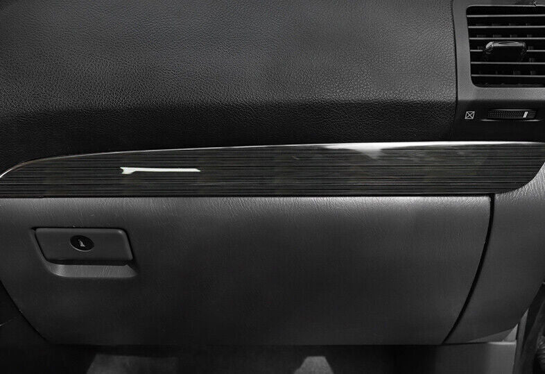 Inner Console Dashboard Strip Trim Black Steel for Toyota Prado FJ/LC150 03-2009