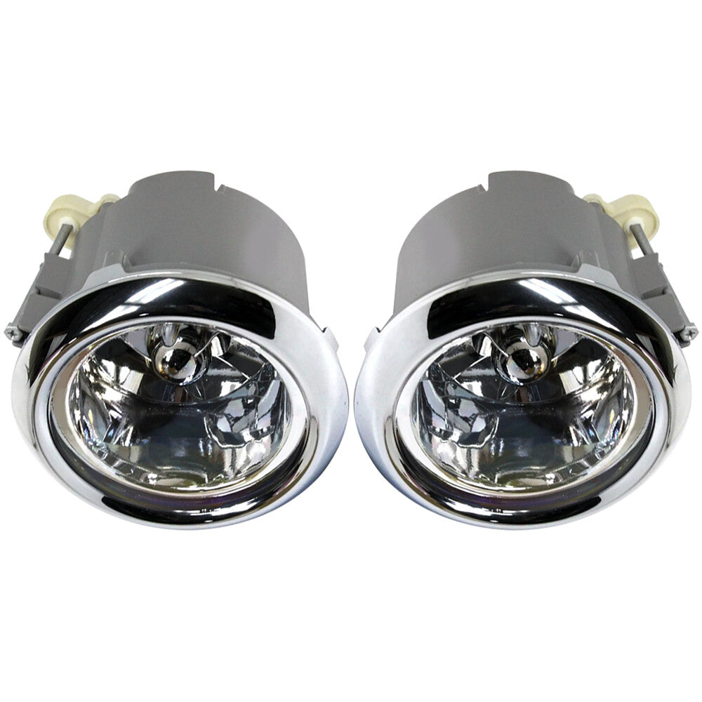 2x Front Bumper Fog Light Chrome Replacement For Santa Fe 2001-2006 Left+Right