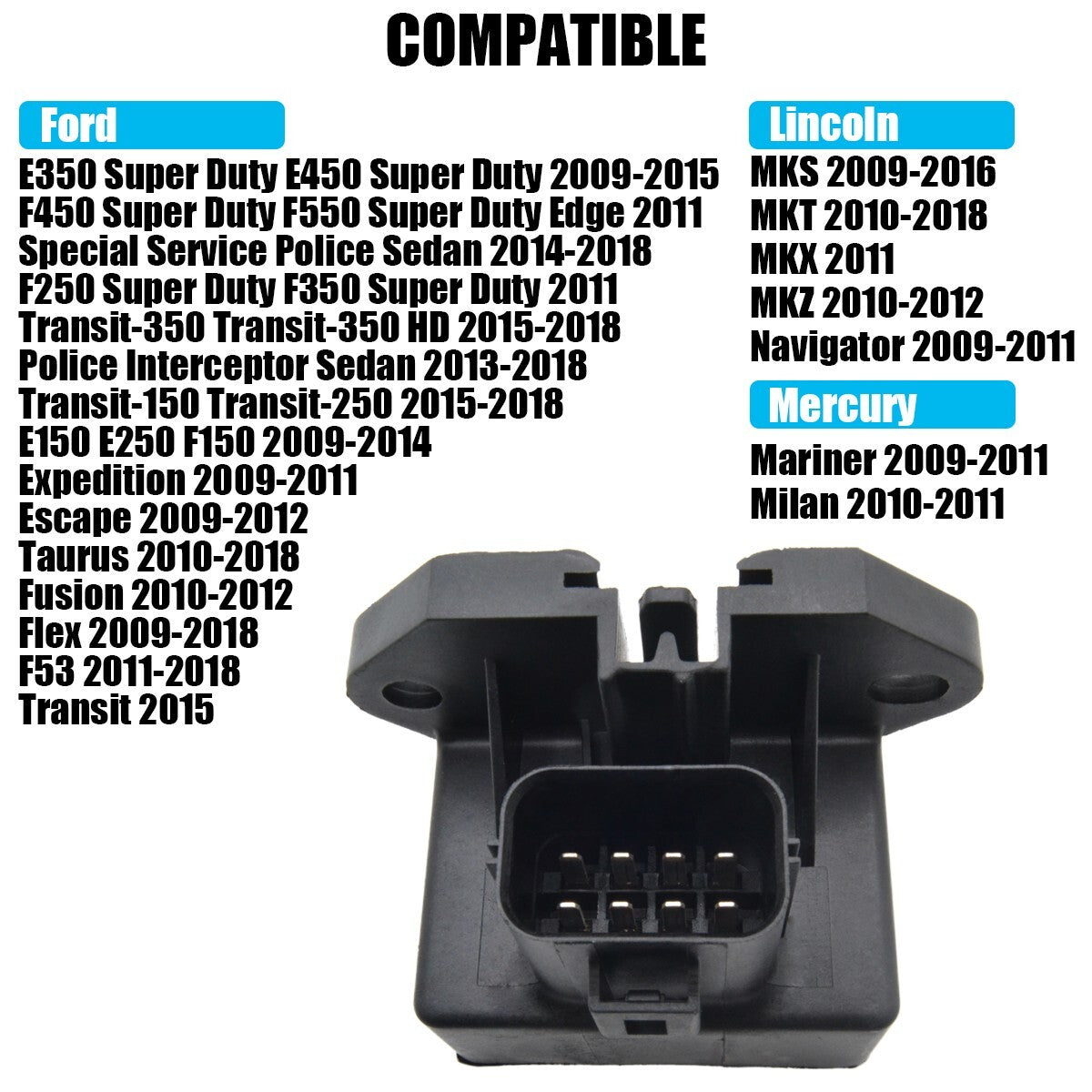 Fuel pump relay module 601-225 suitable for MKS, MKT, MKX, MKZ for Navigator , Sailor