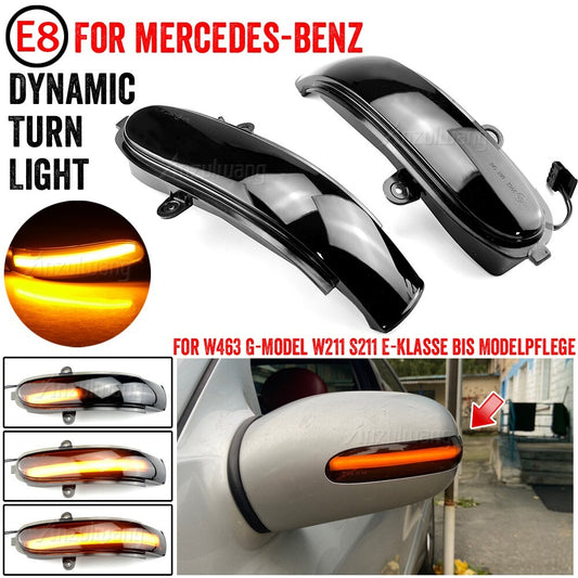 Dynamic Side Turn Signal Light for mercedes-benz W463 W211 S211 E-Klasse bis