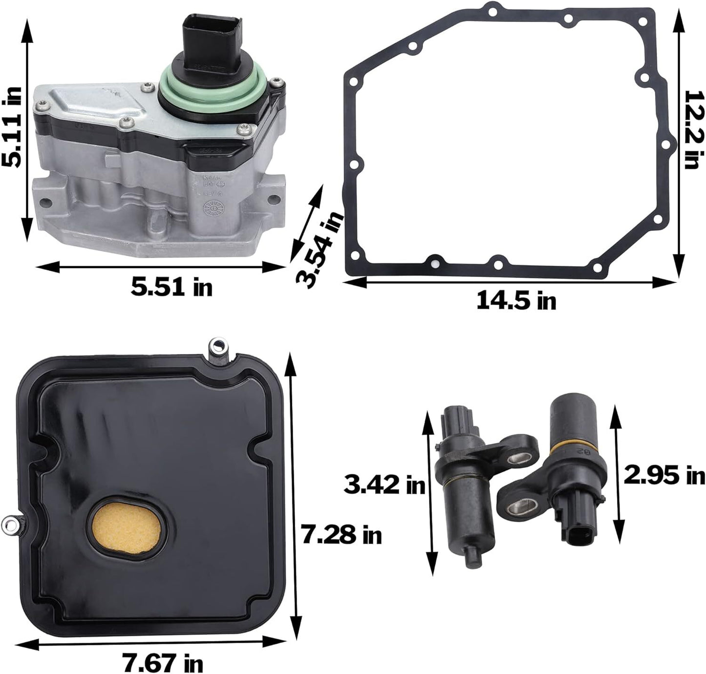 for Chrysler for Dodge for Jeep Liberty 42RLE Transmission Shift Solenoid Block Pack Kit