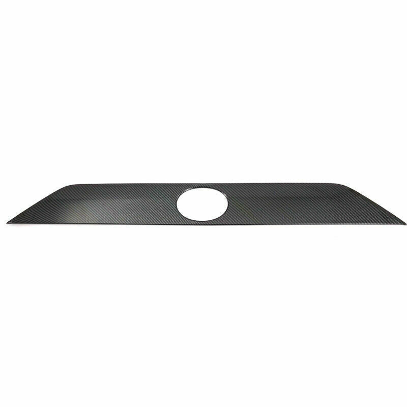 for Toyota RAV4 2019-2023 Carbon Fiber Rear Trunk Gate Lid Cover Panel Trim ABS