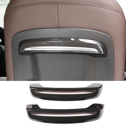 Carbon Fiber ABS for Seat Back Panel Decorative Cover for BMW 3 Series G20 G28 2020+