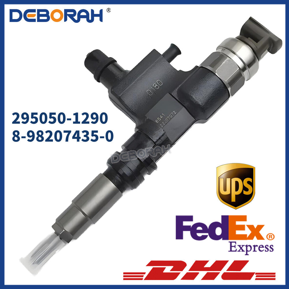 Common Rail Fuel Injector 295050-1290 8-98207435-0 for Isuzu 4HK1 diesel Engine