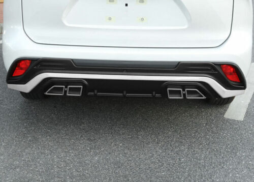 for Toyota Highlander 2020-2023 BlackSilver Spoiler Board Rear Bumper Diffuser
