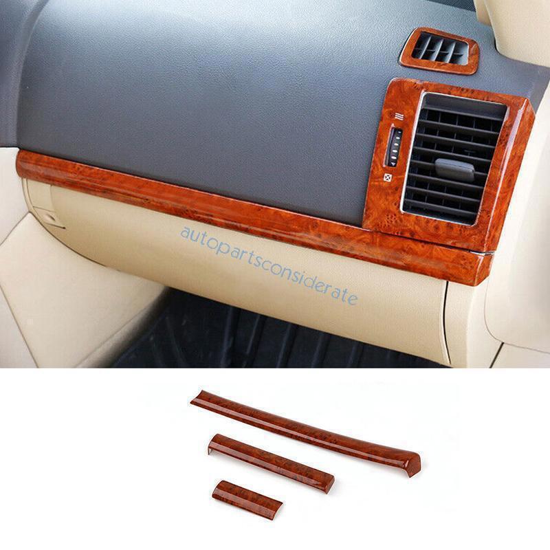 for Toyota for Land Cruiser 16-21 3P for Co -Pilot Passenger Dash Strip Peach Wood Grain