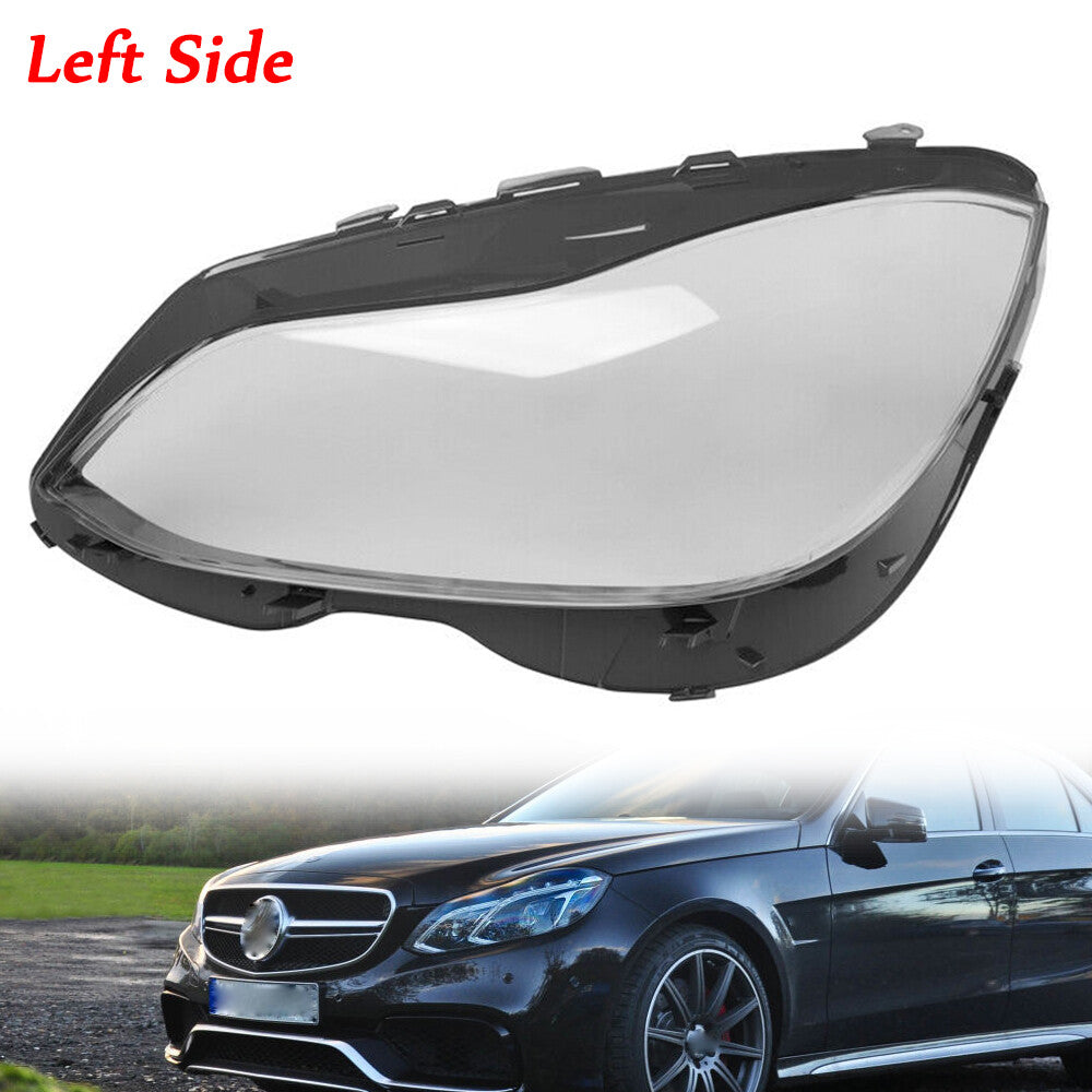 Left Side Headlight Cover Clear Lens for Benz W212 E-Class E350 E550 2014- 2016