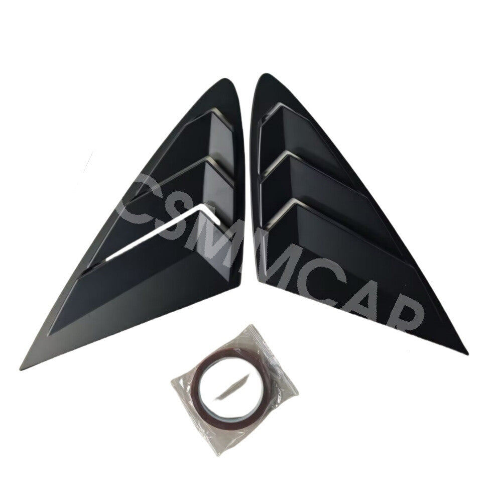 Quarter Window Louver Cover Exterior Trims Fit For 2020-2023 for Hyundai Sonata