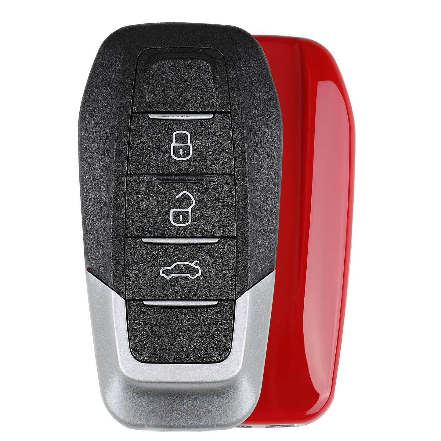 5Pcs XKFEF1EN Wire Remote Key For FA.LL for Ferrari 3 Buttons Bright Red Fold
