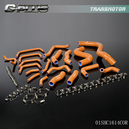 Suitable for 08-15 for Nissan Skyline GT-R R35 VG38DETT silicone radiator hose + clip kit