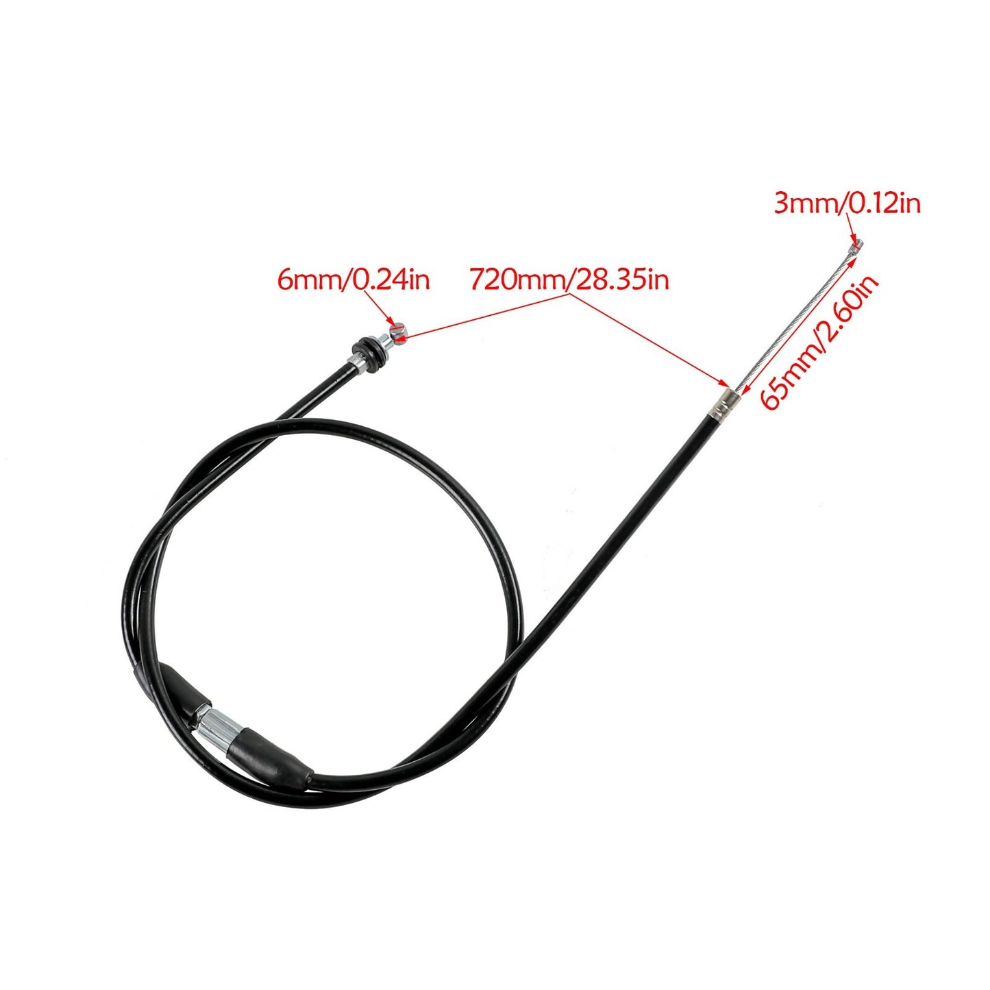 28-inch accelerator thumb throttle cable all-terrain vehicle, four-wheeled bicycle, go-kart, off-road vehicle, 110cc, 125cc