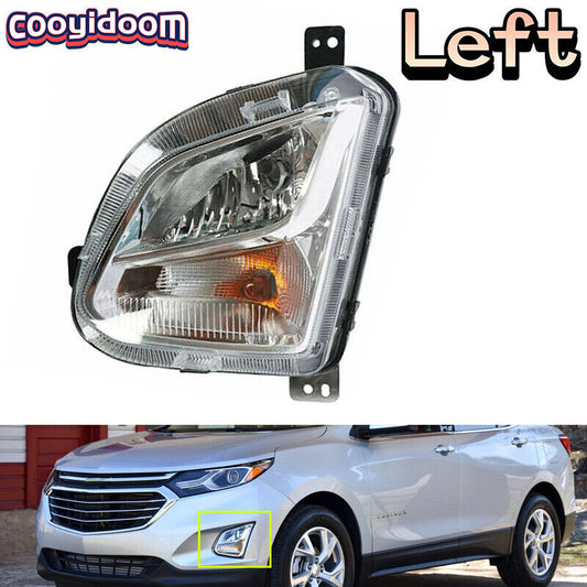 Fog light left front drive side turn signal for Chevrolet Equinox 2018 - 2020