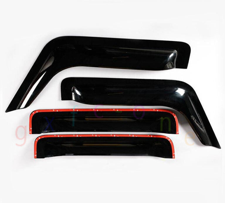 for Toyota Tundra 2022-2024 Black Car Window Vent Visor Sun Rain Deflector Guard