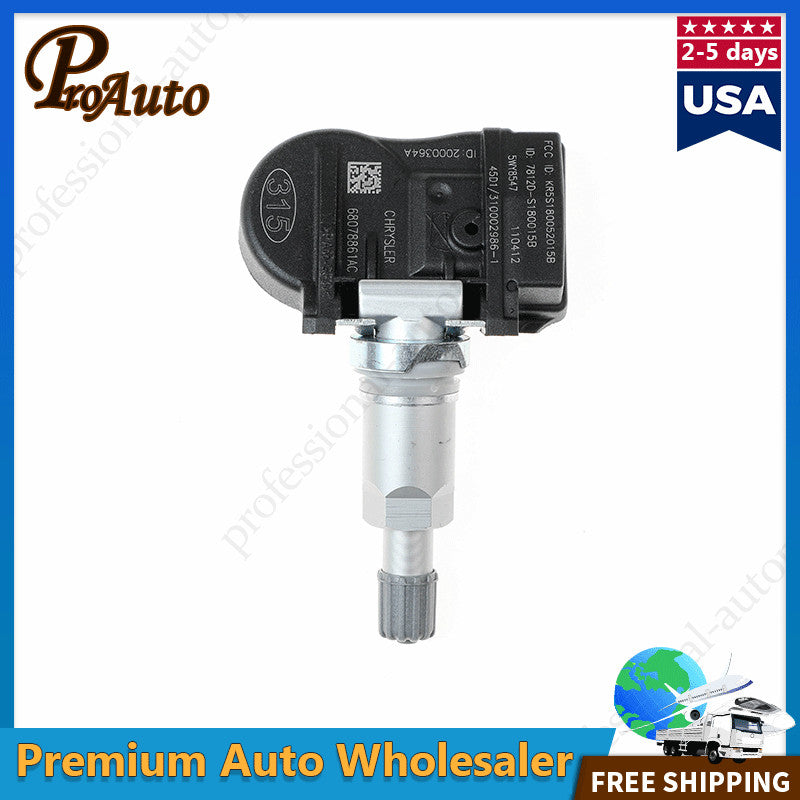 4Pcs TPMS Tire Pressure Sensors 56029526AA 68078861AC for Dodge for Jeep for Chrysler